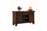 Ameillia Dark Cherry Counter Height Set