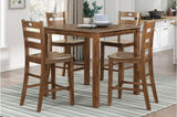 Stowe Light Brown Counter Height Set