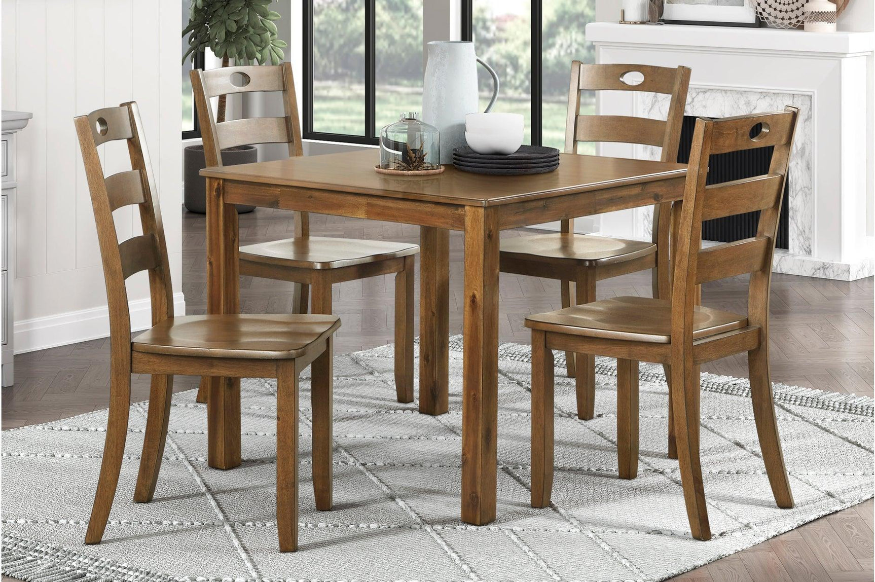 Stowe Light Brown Dining Room Set