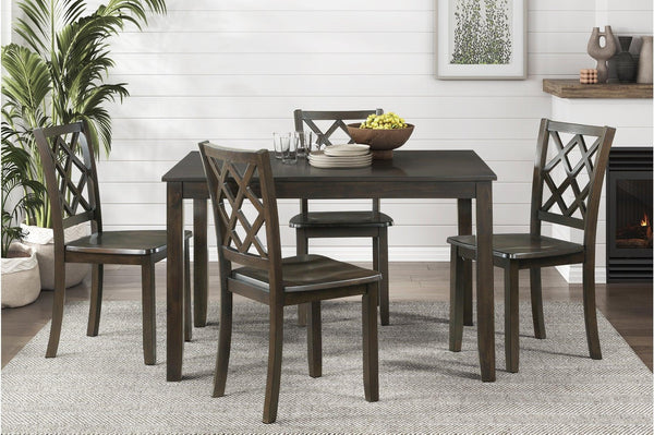 Stowe Dark Gray Dining Room Set