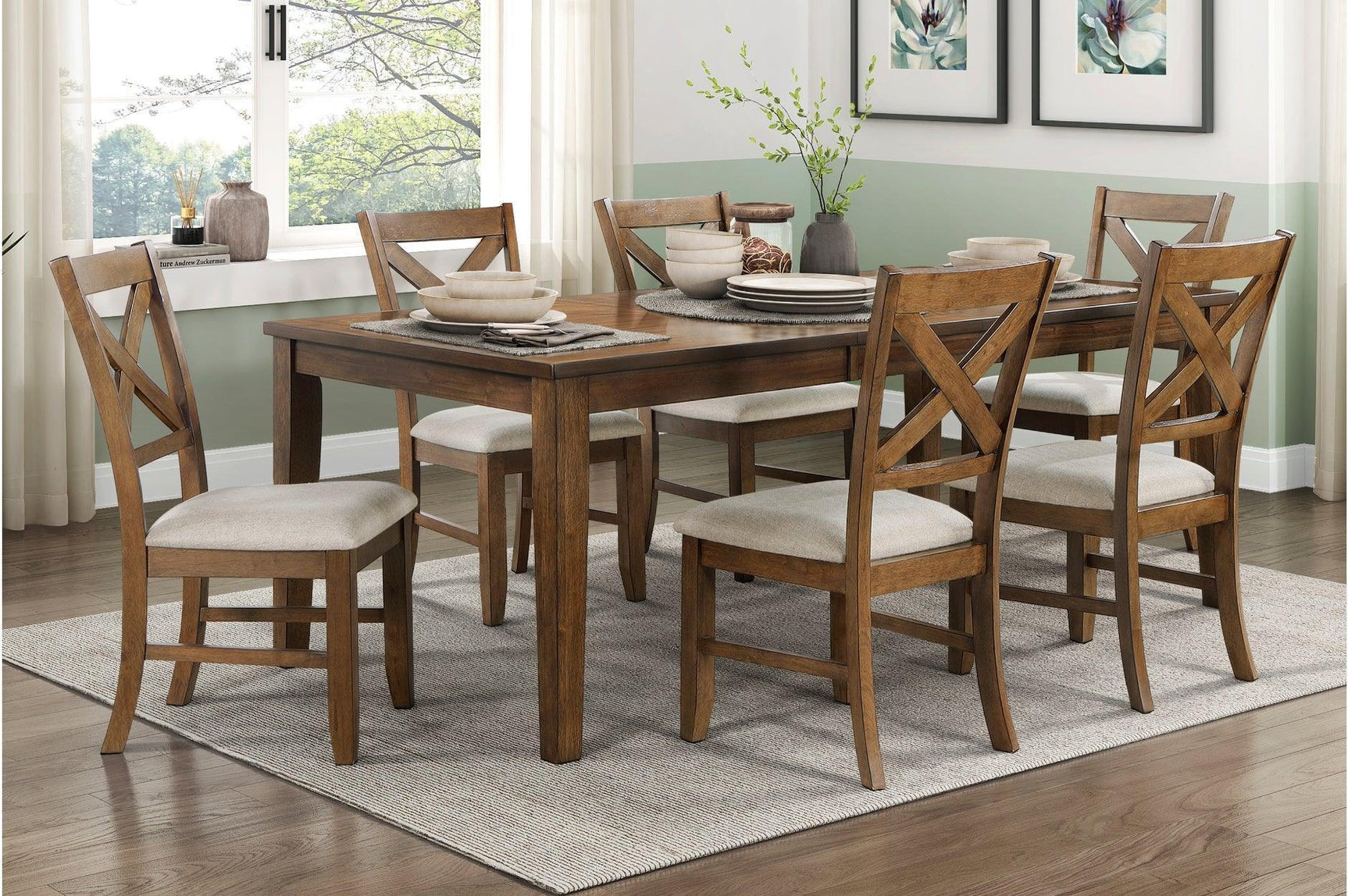 Stowe Dining Brown Dining Room Set