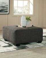 Lucina Charcoal 2-Piece Sectional With Ottoman