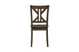 Rivera Charcoal Brown Square Dining Room Set