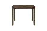 Rivera Charcoal Brown Square Dining Room Set