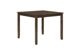 Rivera Charcoal Brown Square Dining Room Set