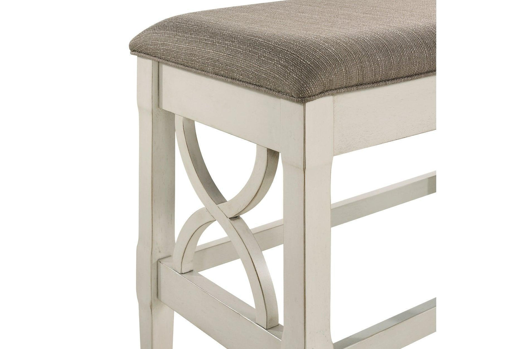 Stowe White Gray Dining Room Set