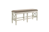 Stowe White Gray Dining Room Set