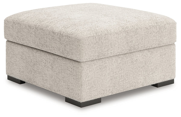 Cuddle Plush Arctic Chenille,Velvet Oversized Accent Ottoman