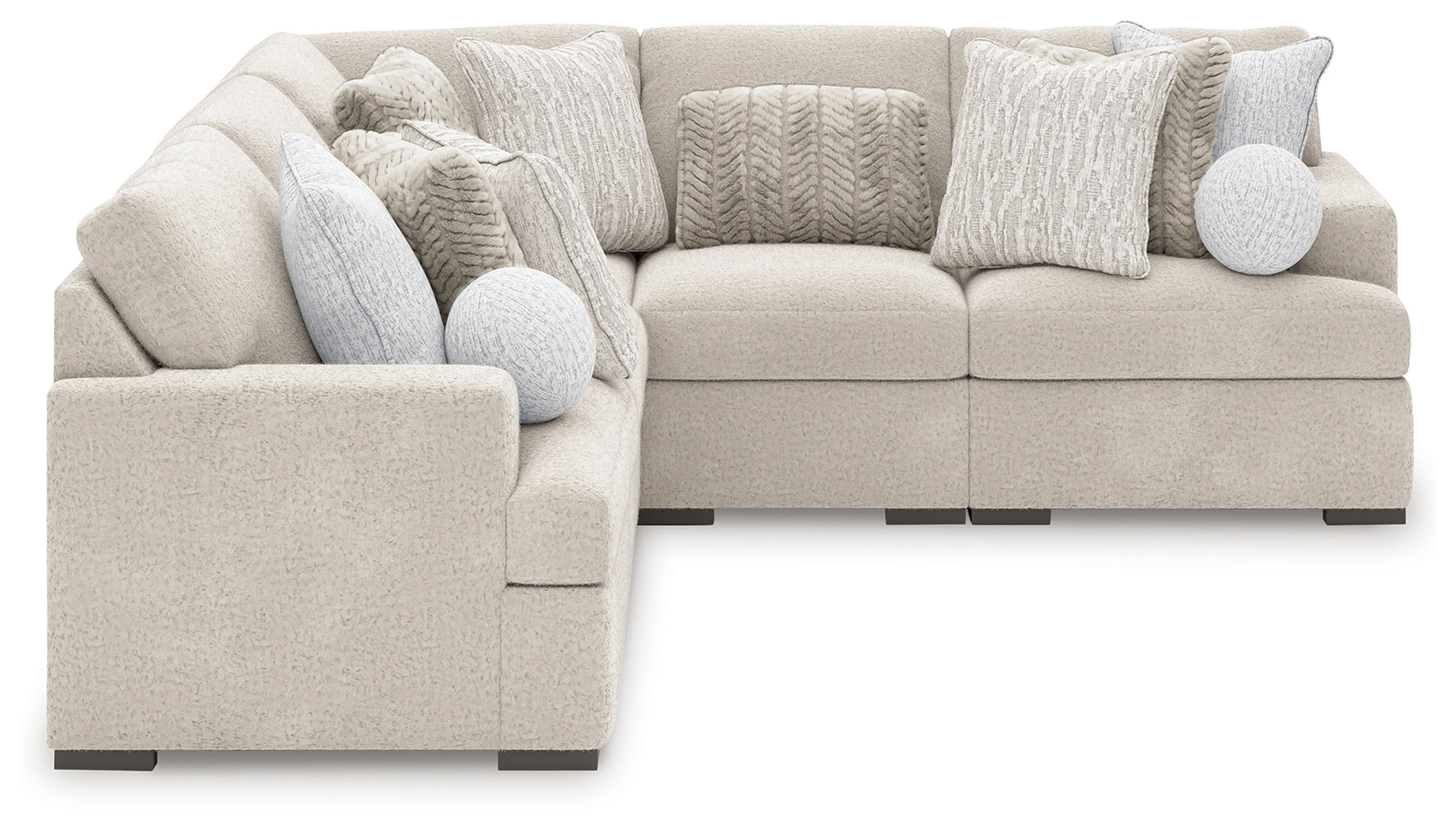Cuddle Plush Arctic 5-Piece Sectional