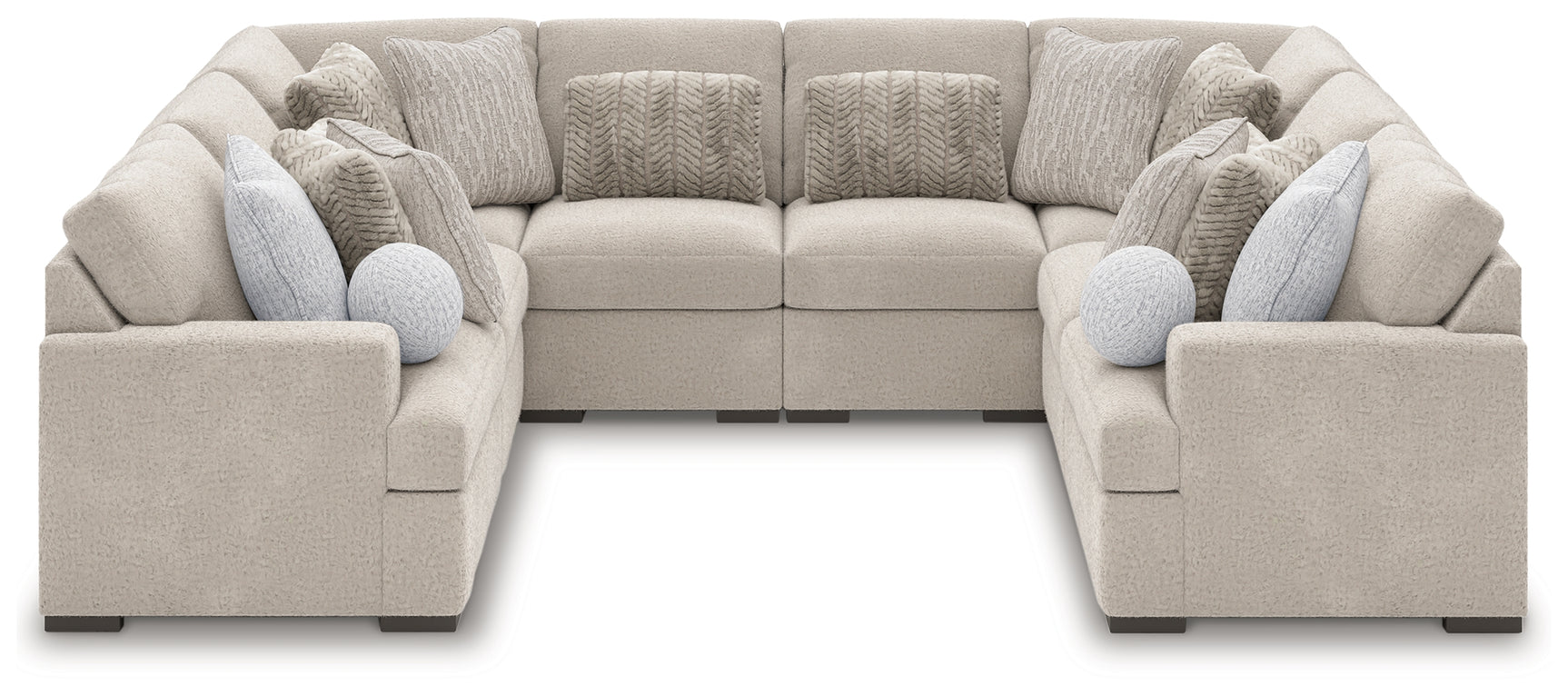 Cuddle Plush Arctic 8-Piece Sectional