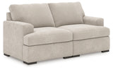 Cuddle Plush Arctic 2-Piece Sectional