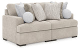 Cuddle Plush Arctic 2-Piece Sectional