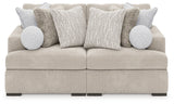 Cuddle Plush Arctic 2-Piece Sectional