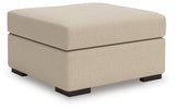 LadyMae Twill Performance Fabric,Next-Gen Nuvella™ Oversized Accent Ottoman