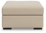 LadyMae Twill Performance Fabric,Next-Gen Nuvella™ Oversized Accent Ottoman
