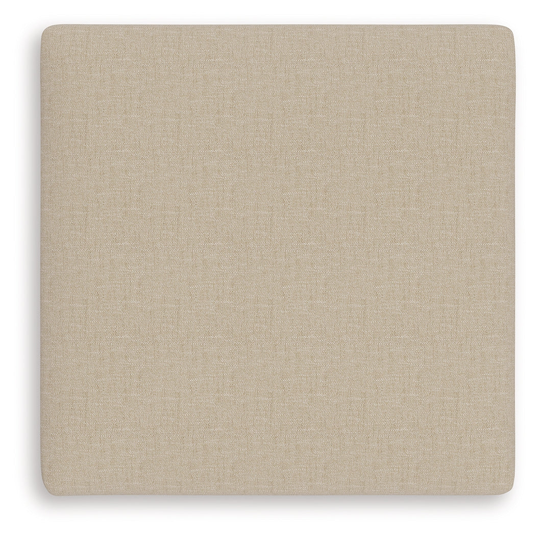 LadyMae Twill Performance Fabric,Next-Gen Nuvella™ Oversized Accent Ottoman