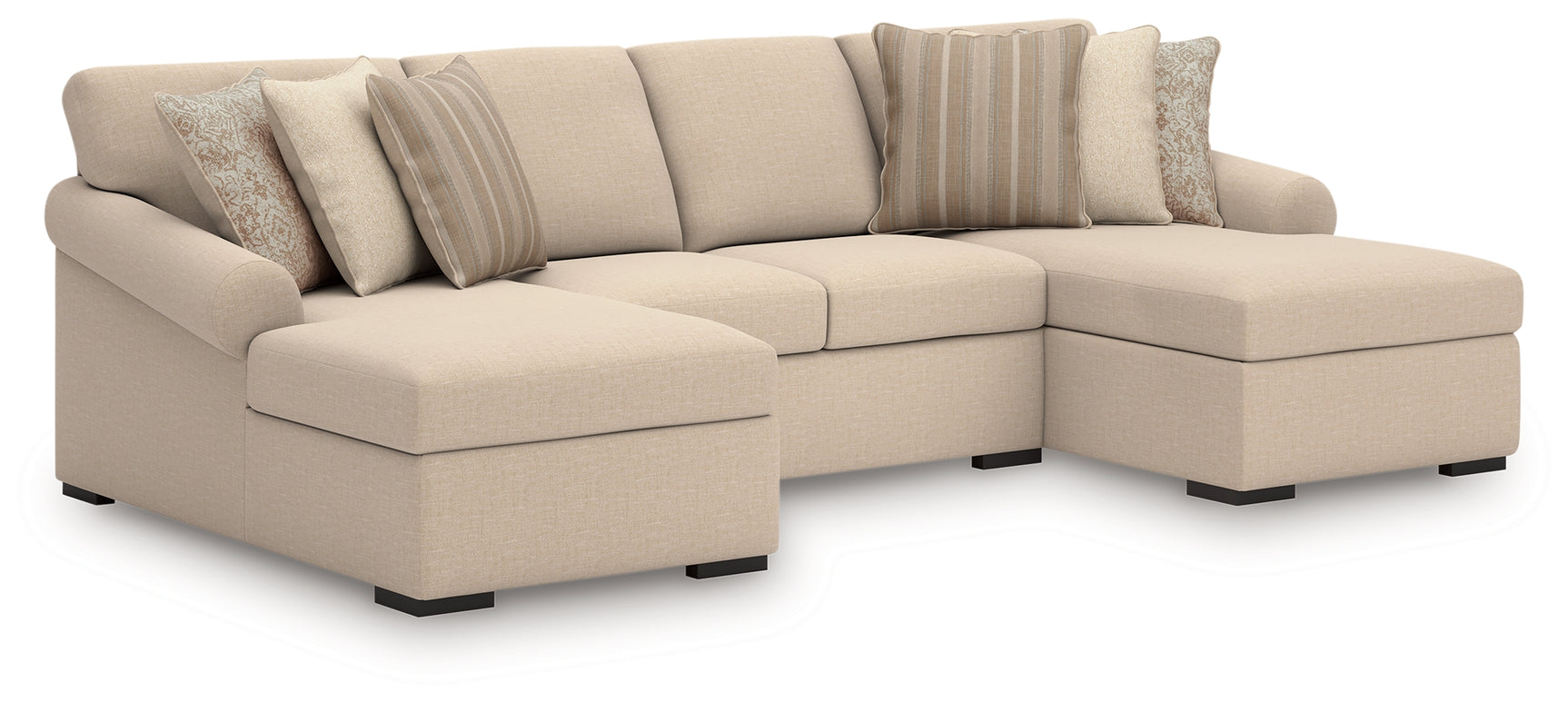 LadyMae Twill Performance Fabric,Next-Gen Nuvella™ 3-Piece Sectional with Chaise