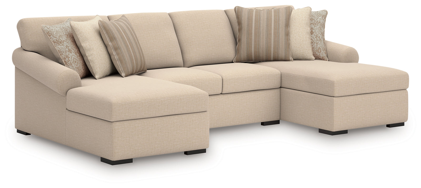 LadyMae Twill Performance Fabric,Next-Gen Nuvella™ 3-Piece Sectional with Chaise