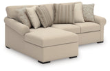 LadyMae Twill Performance Fabric,Next-Gen Nuvella™ 2-Piece Sectional with Chaise