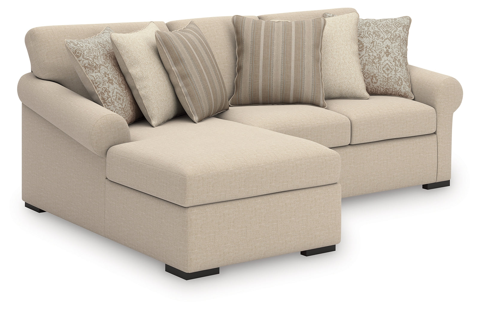 LadyMae Twill Performance Fabric,Next-Gen Nuvella™ 2-Piece Sectional with Chaise