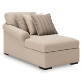 LadyMae Twill Performance Fabric,Next-Gen Nuvella™ 5-Piece Sectional with Chaise