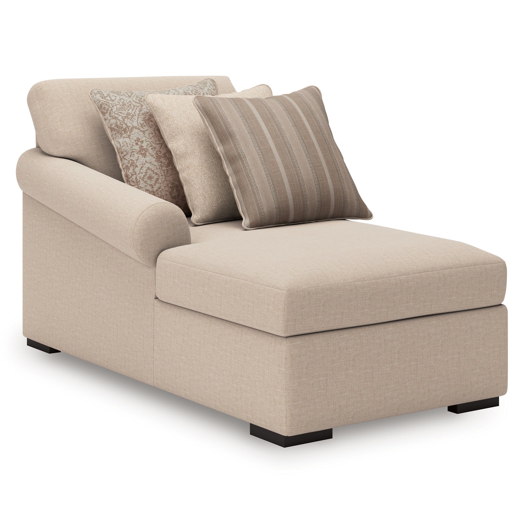 LadyMae Twill Performance Fabric,Next-Gen Nuvella™ 5-Piece Sectional with Chaise