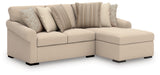 LadyMae Twill Performance Fabric,Next-Gen Nuvella™ 2-Piece Sectional with Chaise