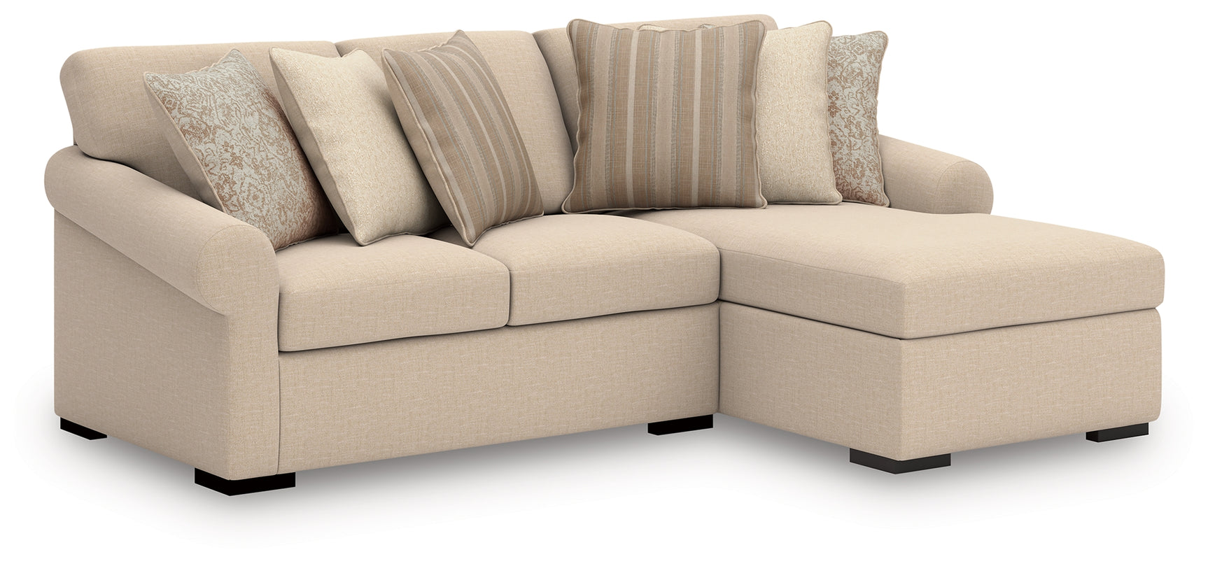 LadyMae Twill Performance Fabric,Next-Gen Nuvella™ 2-Piece Sectional with Chaise