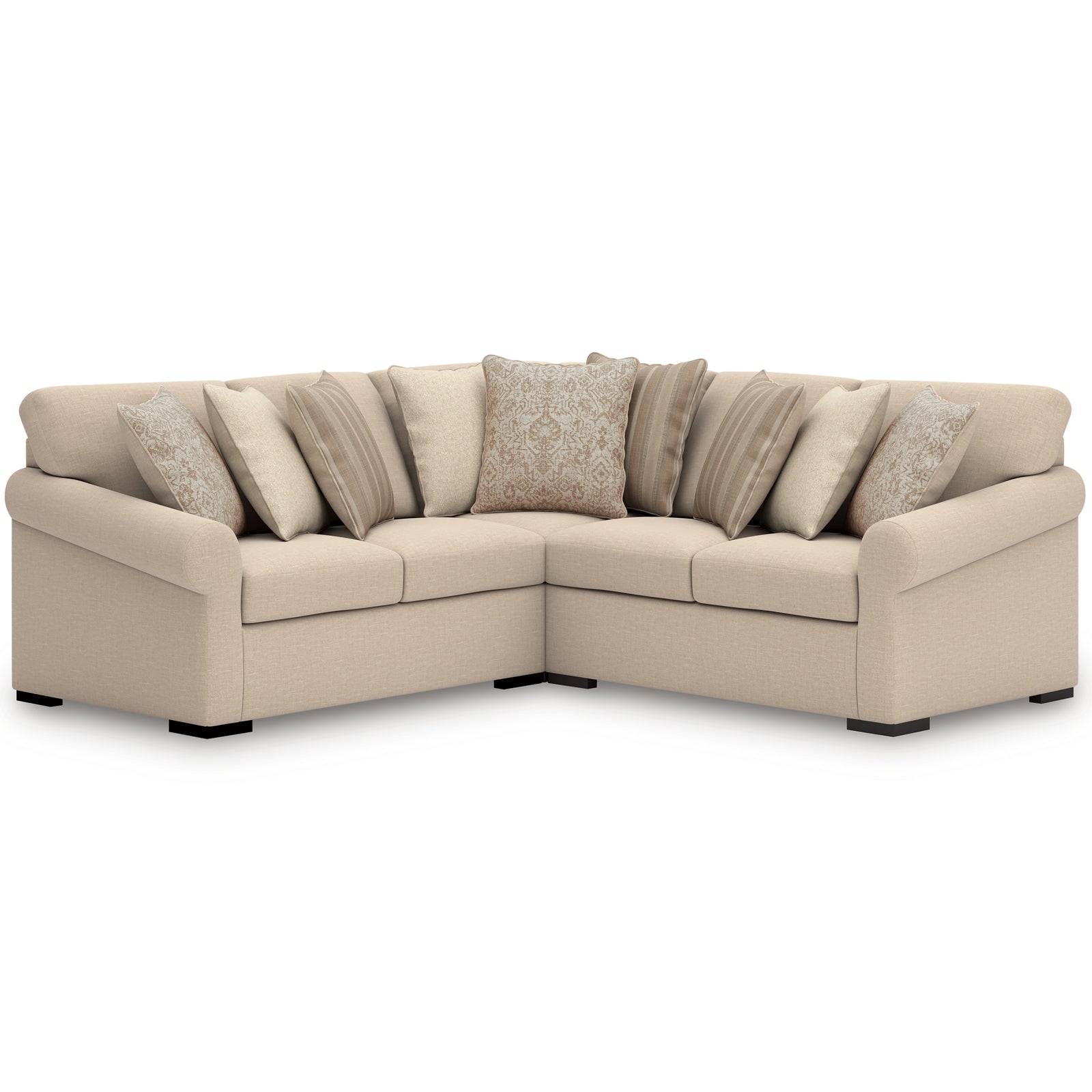 LadyMae Twill Performance Fabric,Next-Gen Nuvella™ 3-Piece Sectional