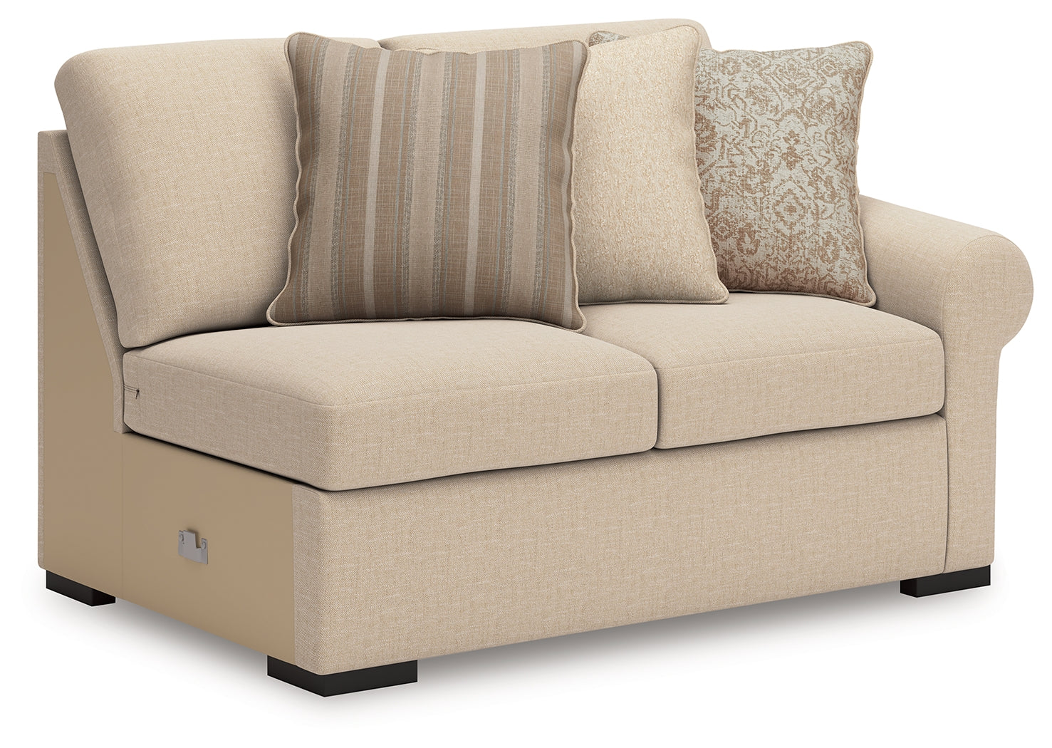 LadyMae Twill 4-Piece Sectional