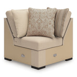LadyMae Twill Performance Fabric,Next-Gen Nuvella™ 5-Piece Sectional with Chaise