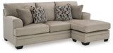 Stonemeade Taupe Sofa Chaise, Chair, and Ottoman