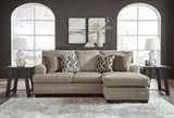 Stonemeade Taupe Sofa Chaise, Chair, and Ottoman