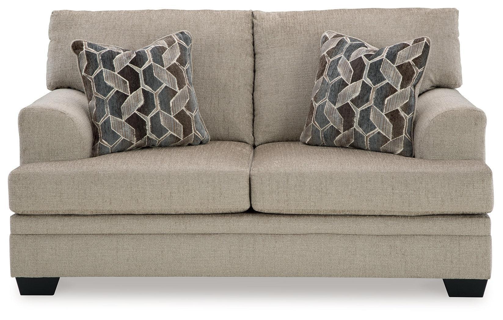Stonemeade Taupe Sofa, Loveseat, Chair and Ottoman