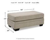 Stonemeade Taupe Sofa Chaise, Chair, and Ottoman