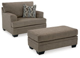 Stonemeade Nutmeg Sofa, Loveseat, Chair and Ottoman