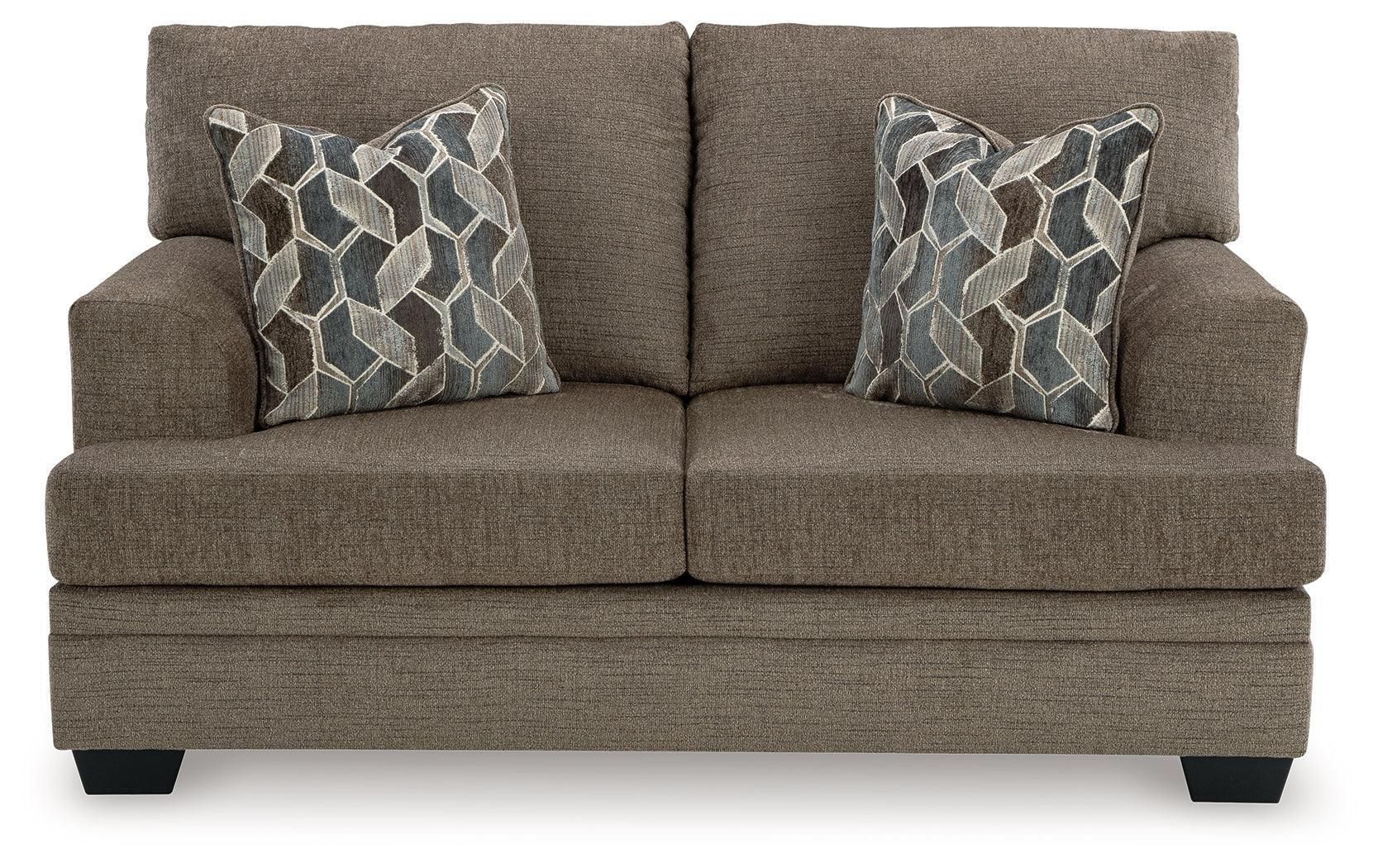 Stonemeade Nutmeg Sofa, Loveseat, Chair and Ottoman