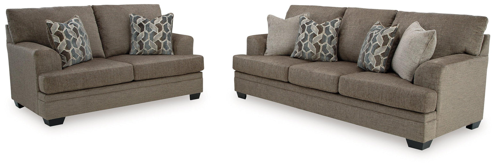 Stonemeade Nutmeg Sofa, Loveseat, Chair and Ottoman