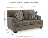 Stonemeade Nutmeg Sofa, Loveseat, Chair and Ottoman