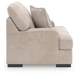 High Profile Taupe Chenille Oversized Chair
