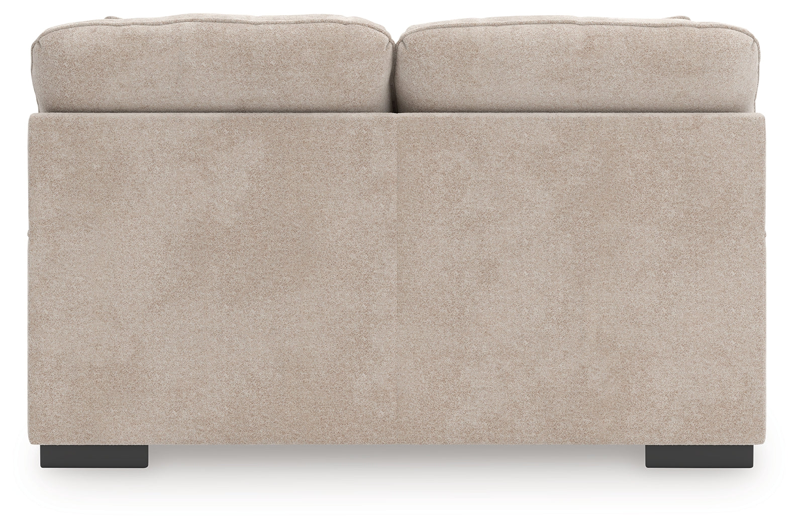 High Profile Taupe Chenille Loveseat