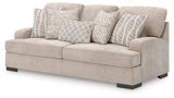 High Profile Taupe Chenille Sofa