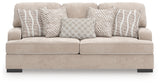 High Profile Taupe Chenille Sofa