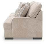 High Profile Taupe Chenille Sofa