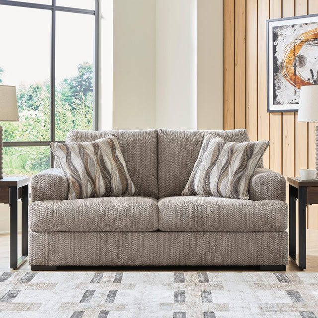 Lofwood Fossil Chenille Loveseat — product view