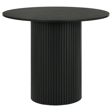 Hamlyn 5-Piece Round Wood Counter Height Dining Set Black — product image 3