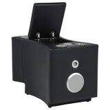 Madden Faux Leather Bluetooth Audio Console with Power Outlet Black — product image 4