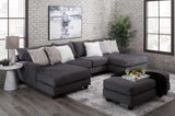 6000 Gray Sectional - Ella Furniture