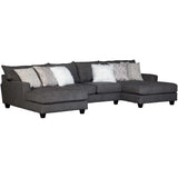 6000 Gray Sectional - Ella Furniture