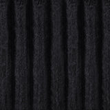 Jacana Corduroy Upholstered Dual Power Chaise Sofa Black